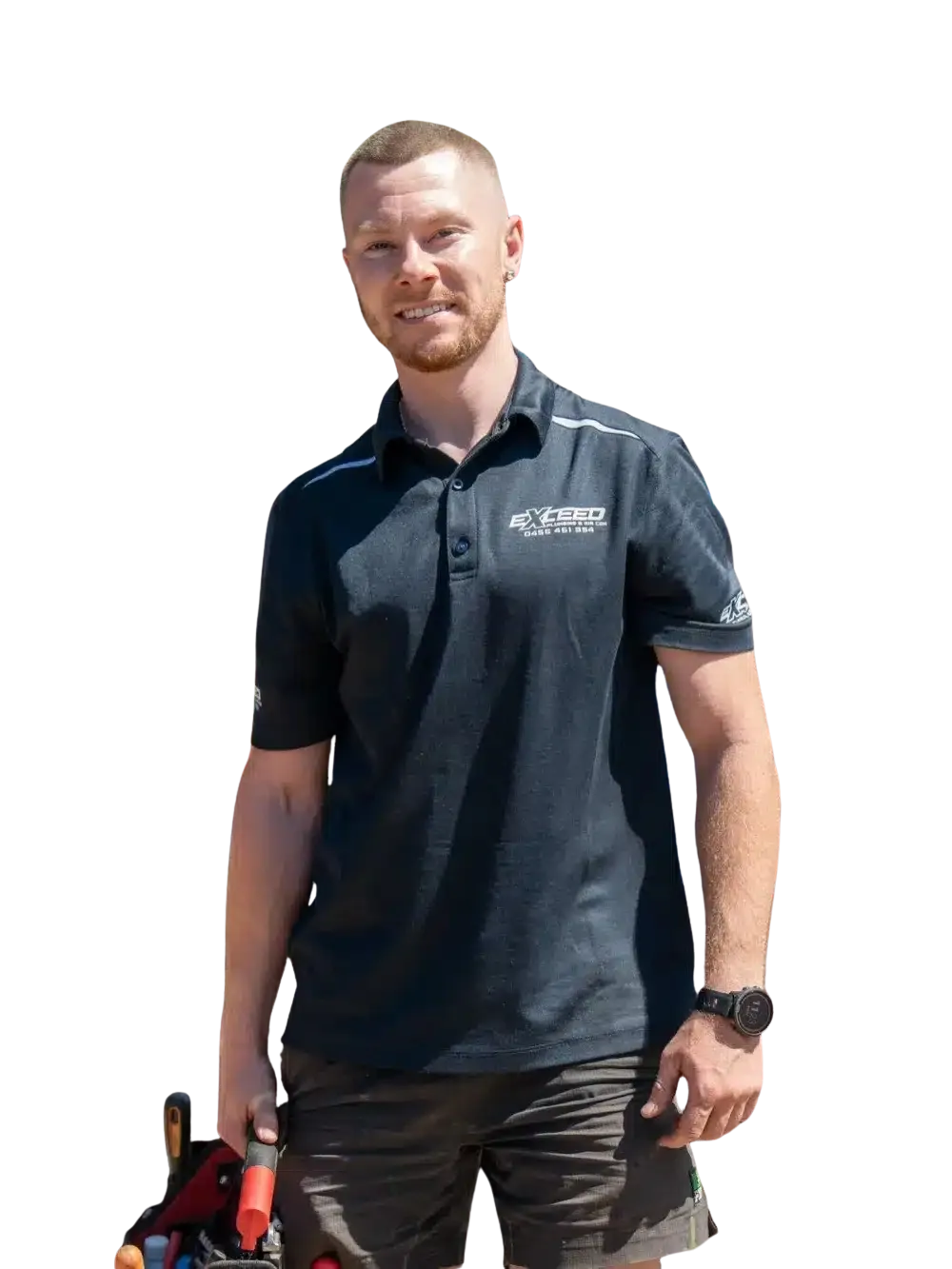 Caleb John, owner of Exceed Plumbing